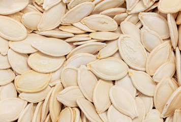 Pumpkin seeds as a background