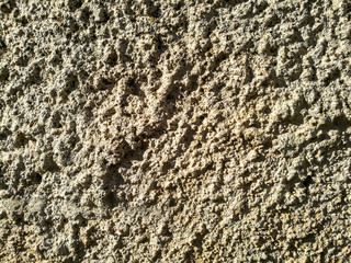 Decorative plaster on the wall as a background