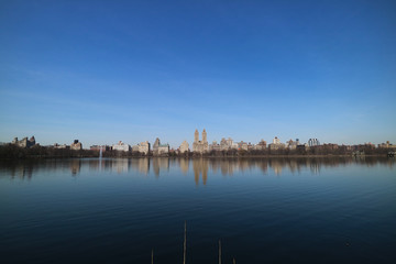 New York city and Lake