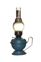 Lamp kerosene isolated on white background.