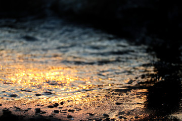 sunset on beach