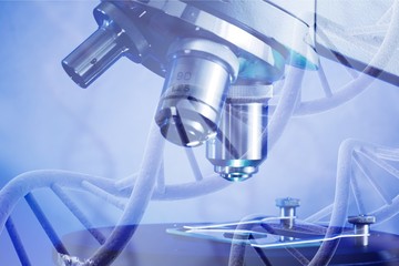 Laboratory Microscope. Scientific and science research