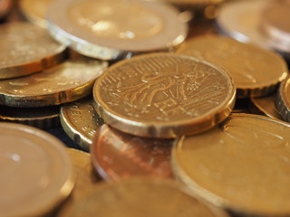 Euro coins, European Union background