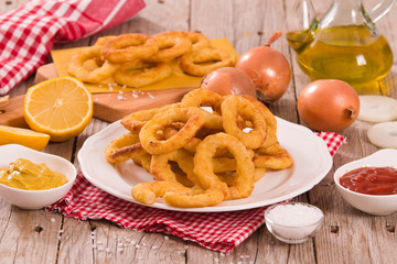 Onion rings. 