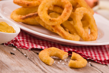 Onion rings. 