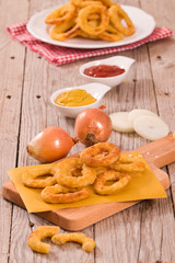Onion rings. 