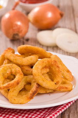 Onion rings. 