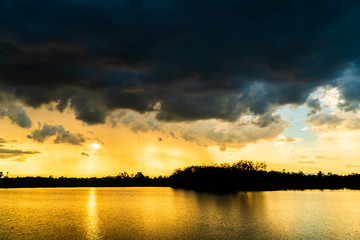 thunder storm sky Rain clouds