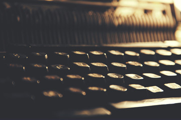 Obraz premium Keyboard of an typewriter