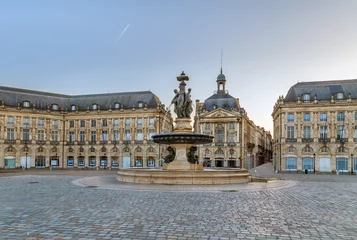 Fotobehang Place de la Bourse, Bordeaux, France © borisb17