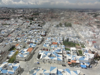Vue du p&eacute;riph&eacute;rique de Puebla - Mexico