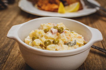 Traditional potato salad