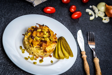 Czech gratin potatoes