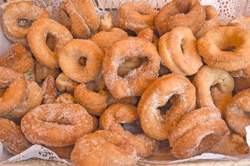 homemade fried donuts