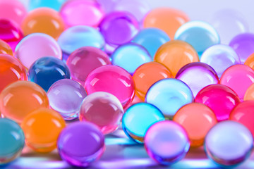 abstract background with colorful balls