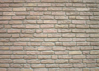 Brick wall texture.Soft light brown tone.