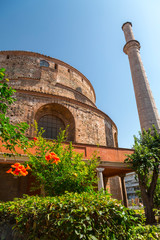 Exterior view of the Rotunda in Thessaloniki, Greece.