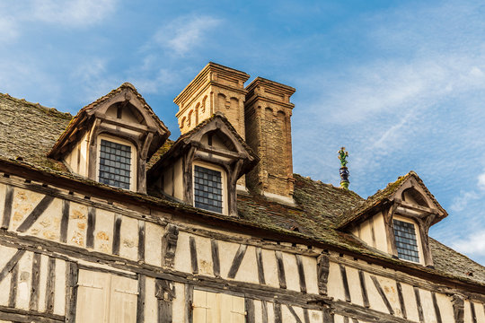 Old building in Bray-sur-Seine, France