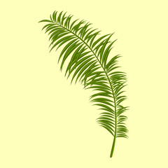 Green leaves icon. Vector illustration. Green leaves. Beautiful nature. ESP 10.