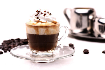 hot coffy Espresso Con Panna