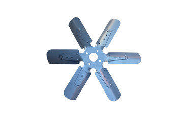 fan impeller car on an isolated white background
