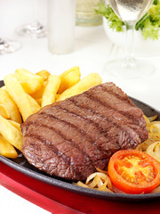 STEAK AND CHIPS