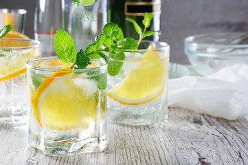 Cocktail White port and Tonic.