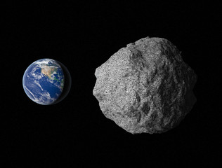 The 101955 Bennu, a carbonaceous asteroid in the Solar System,  a potentially hazardous object impacting the Earth in the future. 