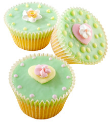 GREEN CUPCAKES