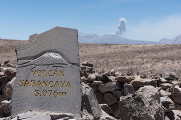 Peru Volcano Landscape Viewpoint