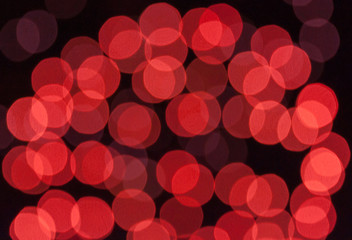 red circles bokeh background