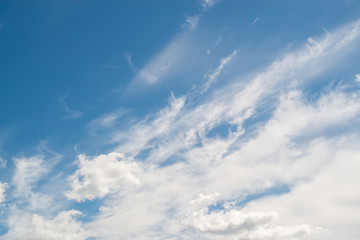 Fototapeta premium background of clouds against the blue sky