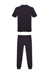 Naklejka premium Male fitness sport suit