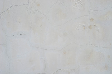 old obsolete white painted wall background