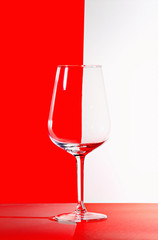 Wein Glas Rot Schwarz Hintergrund
