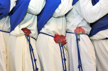 Christian procession of the Semana Santa (Holy Week)