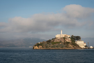 Alcatraz Island in San Francisco, USA.