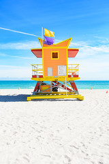 Fototapeta premium 3rd Street lifeguard station, Miami Beach