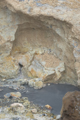 Naklejka premium Geothermalgebiet Krýsuvík-Seltun / Reykjanes-Halbinsel - Süd-West-Island