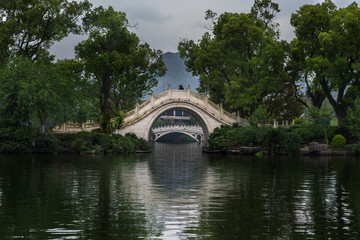 Fototapeta na wymiar Brücke in Guilin, China