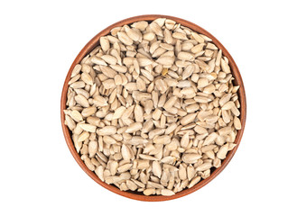 Sunflower seeds in bowl