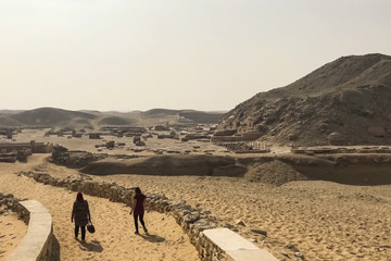 Pyramids of giza. Great pyramids of Egypt. The seventh wonder of