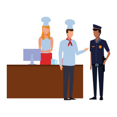 Obraz premium Chef job and occupation