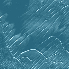 Acrylic watercolor winter texture with abstract washes and brush strokes on the white paper background.