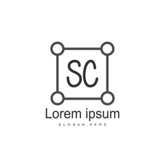 S Letter logo template. Initial letter logo design