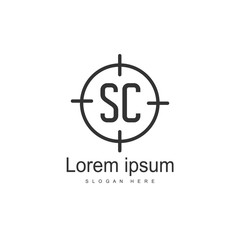 S Letter logo template. Initial letter logo design