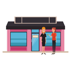 Boutique business cartoons