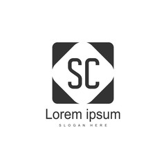 S Letter logo template. Initial letter logo design