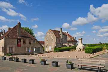 Fototapeta na wymiar Il villaggio di Vezelay - Borgogna