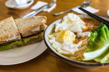 Frühstück mit Suppe, China
